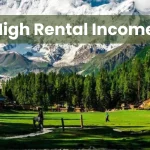 Green scenic view of Galiyat mountains showing tourist location for real estate investment opportunity Real Estate Expert Mr Nasir Gondal