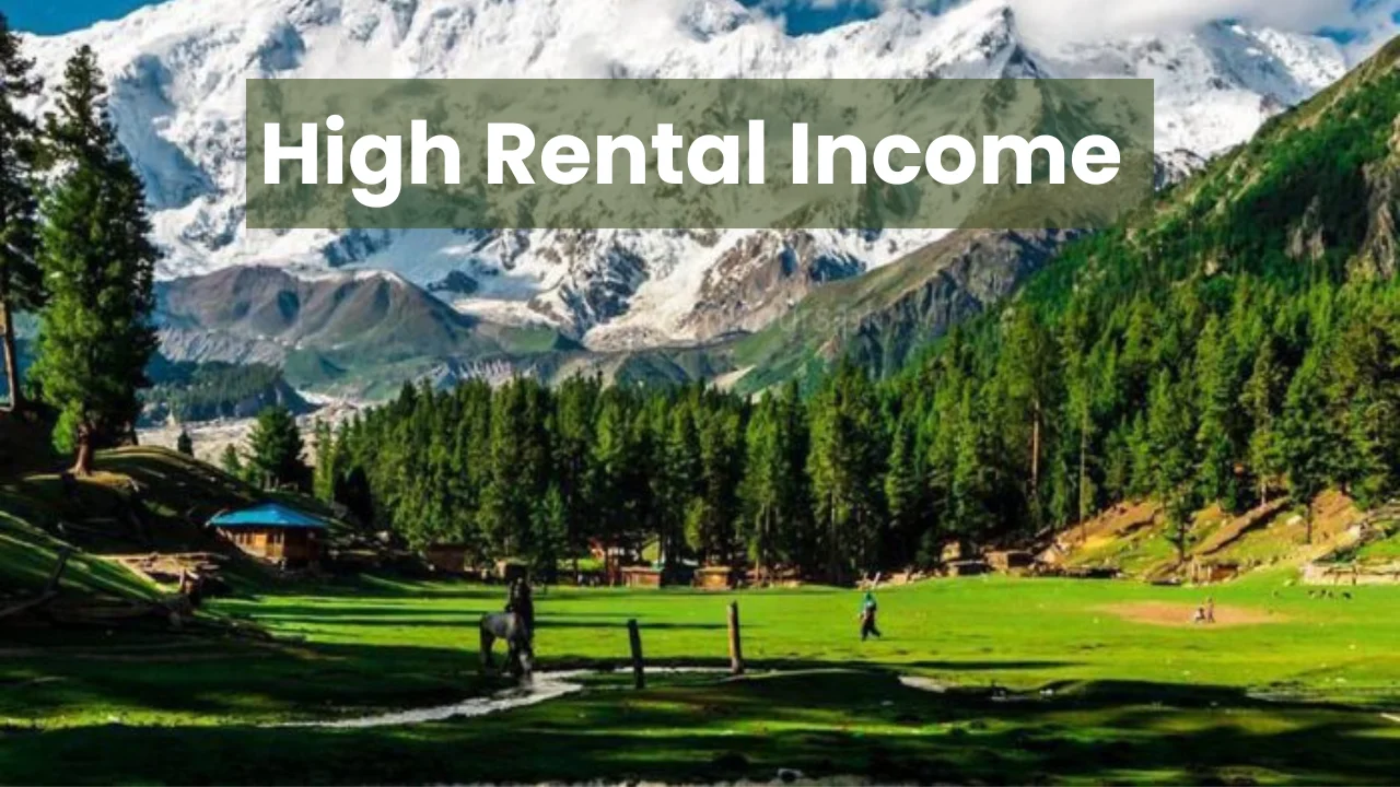 Green scenic view of Galiyat mountains showing tourist location for real estate investment opportunity Real Estate Expert Mr Nasir Gondal